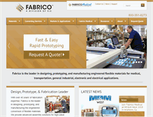 Tablet Screenshot of fabrico.com